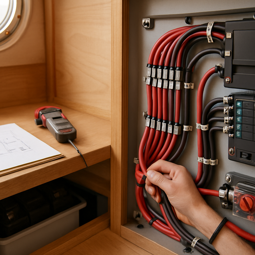 Electrical System Routing for Houseboats: HomeBoatBuilding Guide 37f004ed 8d7f 473a 95fd 59a452e793fd